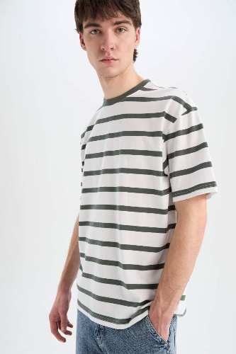 Resim Defacto Erkek  T-shirt E1160AX/GN1019