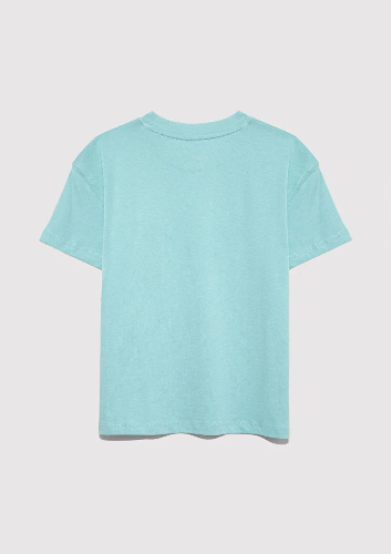 Resim Mavi Jenerik Kız Çocuk T-Shirt M7610386-71748
