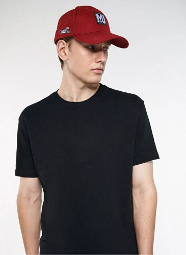 Resim Mavi Kısa Kol Erkek T-Shirt M066249-900
