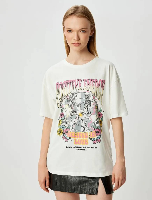 Resim Koton Kadın T-shirt 5SAL10018IK
