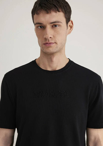 Resim Mavi Regular Erkek  T-shirt M0612644-900