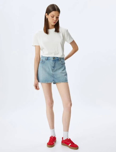 Resim Koton Kadın T-shirt 5SAL10032IK
