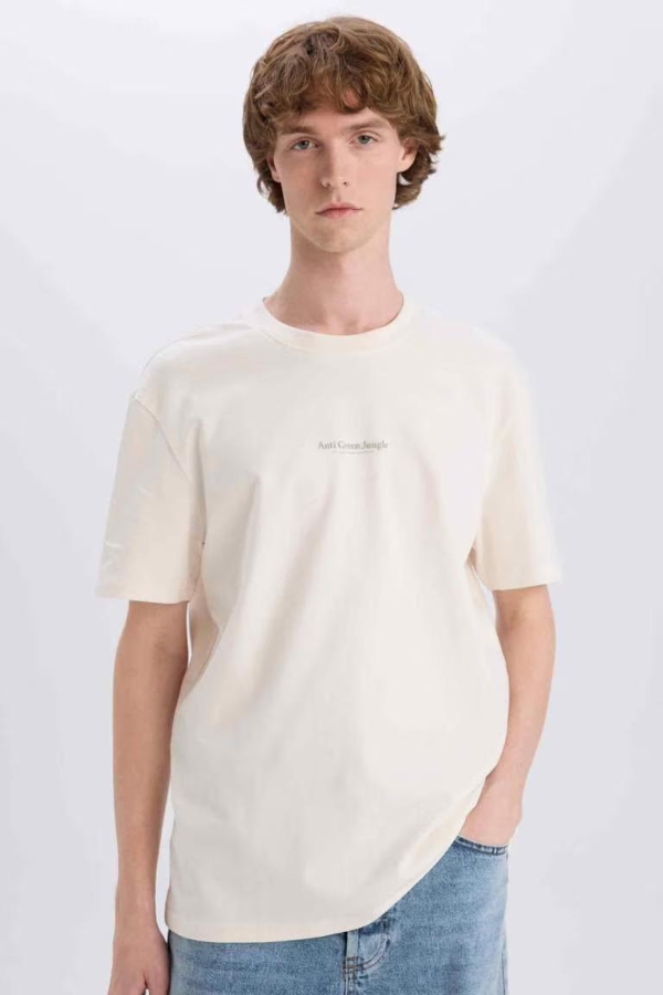 Resim Defacto Erkek T-shirt E3940AX/ER137