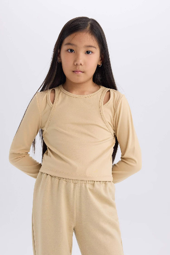 Resim Defacto Kız Çocuk Sweat D9786A8/BG203