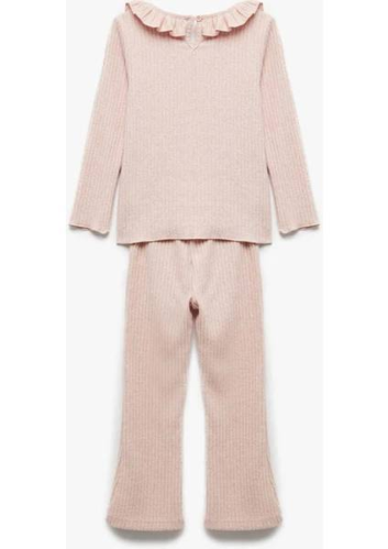 Resim Koton Kız Bebek Sweat Takım 6Wmg10043Ak