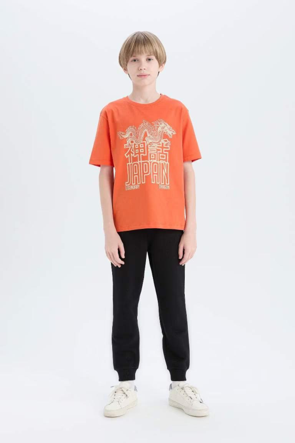Resim Defacto Erkek Çocuk Kısa Kol T-shirt E0079A8OG66