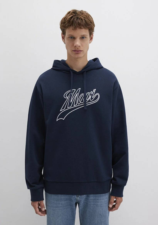 Resim Mavi Logo Erkek Sweat M0S10469-70490