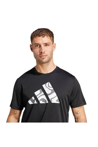 Resim Adidas Run It Bl Tee M Erkek T-shirt JD2332