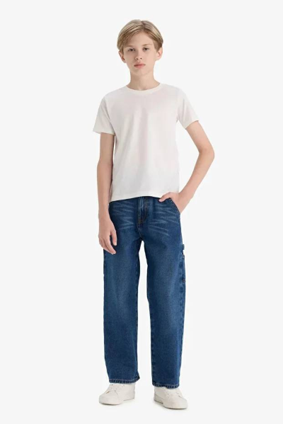 Resim Defacto Erkek Çocuk  Jean Pantolon F0455A8/NM28