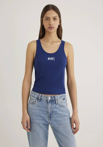 Resim Mavi Logo Kadın T-Shirt M1611899-70722