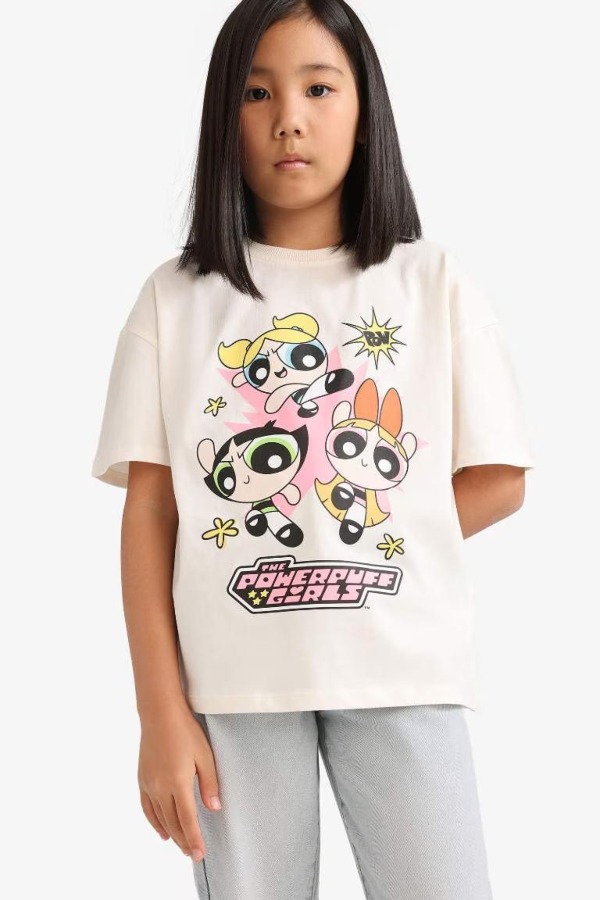 Resim Defacto Kız Çocuk Kısa Kol T-shirt E6512A8ER99