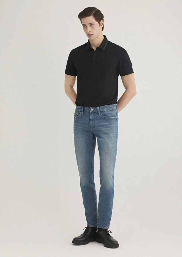Resim Mavi James Erkek Jean Pantolon M0042489352