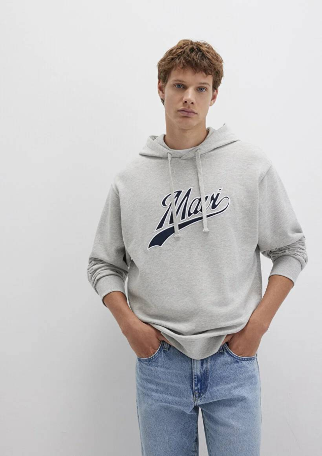 Resim Mavi Logo Erkek Sweat M0S10469-80018