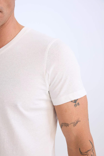 Resim Defacto Erkek  T-shirt D7938AXWT32
