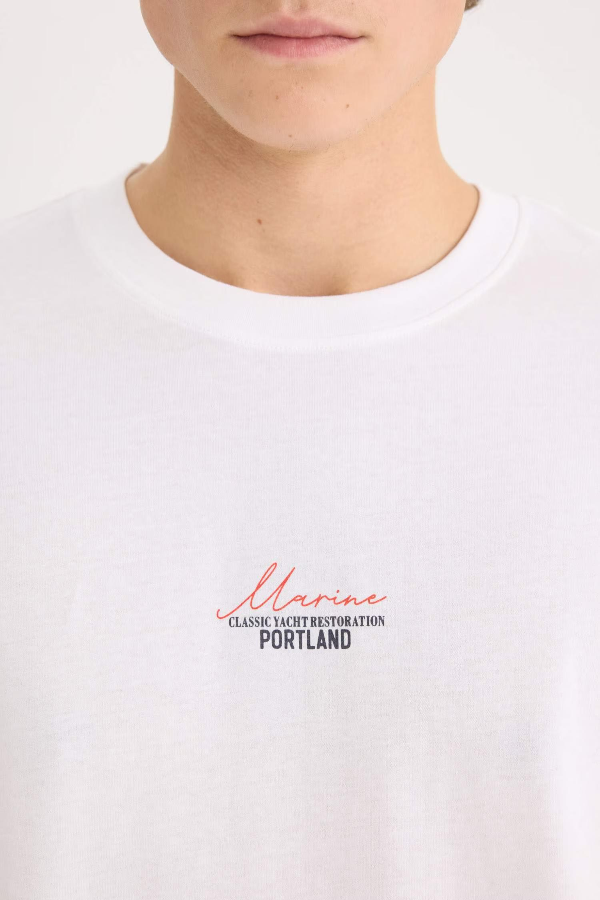 Resim Defacto Erkek  T-shirt D7814AX/WT34