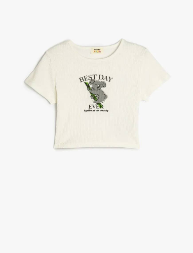 Resim Koton Kız Çocuk T-shirt 5SKG10276AK