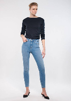 Resim Mavi Kadın Serenay Jean Pantolon M100980-80533