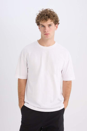 Resim Defacto Erkek  T-shirt D6070AXWT34