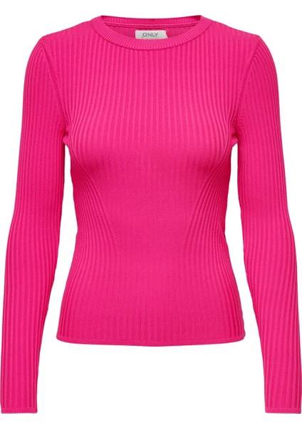 Resim Only Onlibi Ls Rib Loose V-Neck Cc Knt Kadın Kazak 15351121