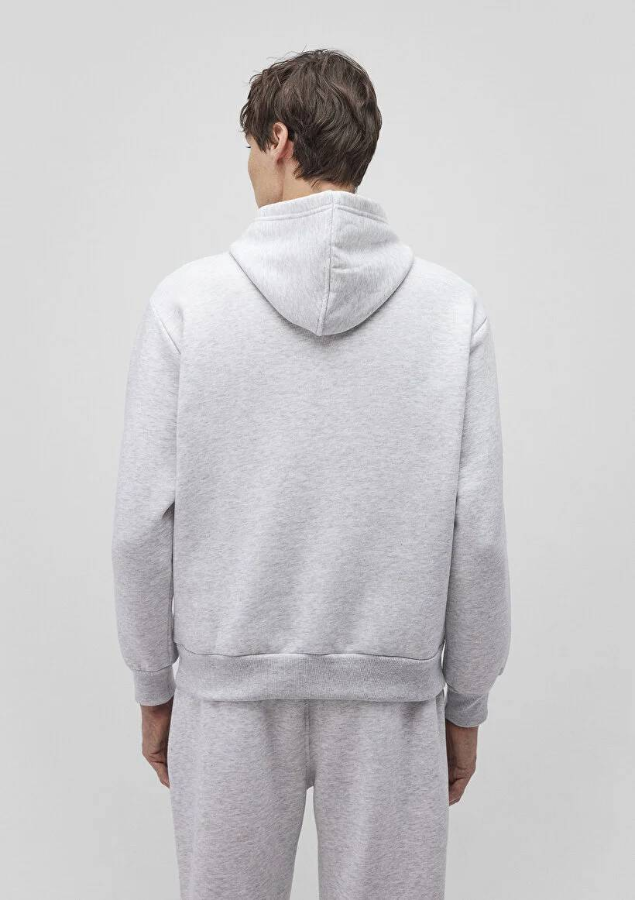 Resim Mavi Kapüşonlu Erkek Sweat M0S10173-82498