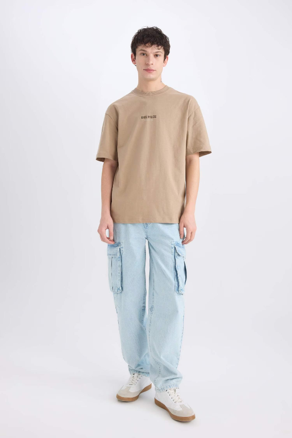 Resim Defacto Erkek  T-shirt D5619AXBG73