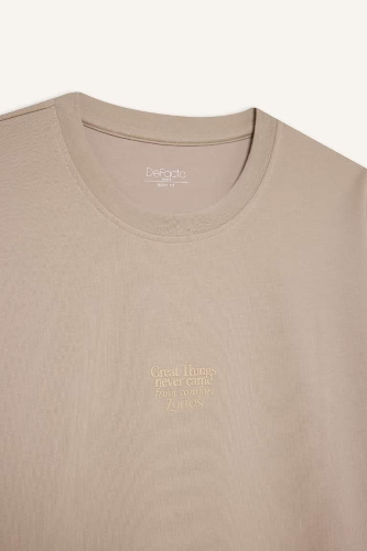 Resim Defacto Erkek  T-shirt D5517AXBG106