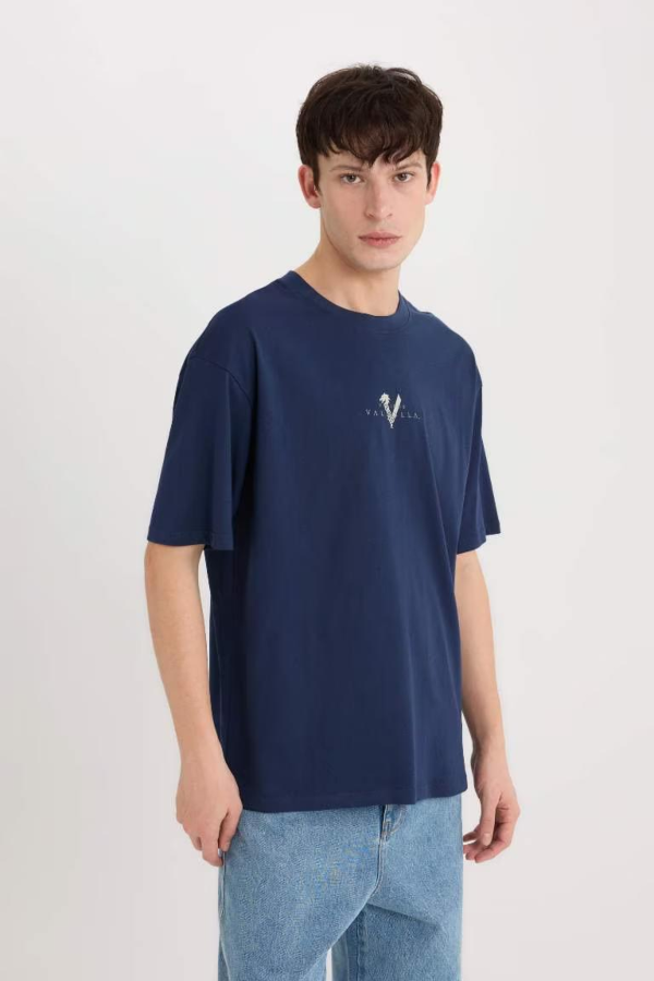 Resim Defacto Erkek  T-shirt E0331AXNV147
