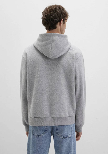 Resim Mavi Kapüşonlu Erkek Sweat M0S10413-80018
