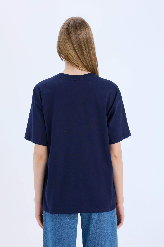 Resim Defacto Kadın Kısa Kol T-shirt E5057AXNV251