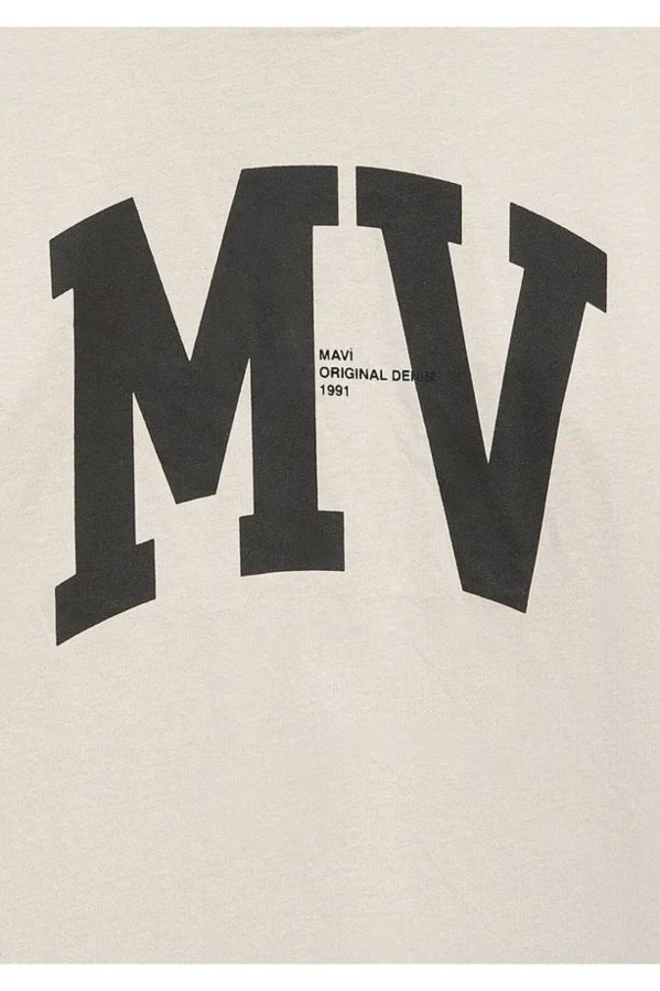 Resim Mavi Mv Logo Erkek Çocuk T-shirt M6610213-70144
