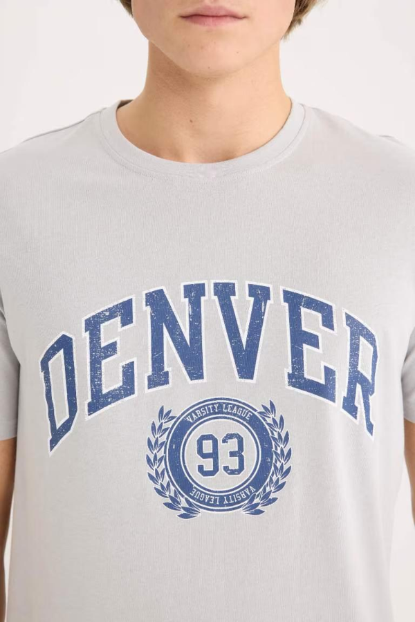 Resim Defacto Erkek  T-shirt D5576AXGR91
