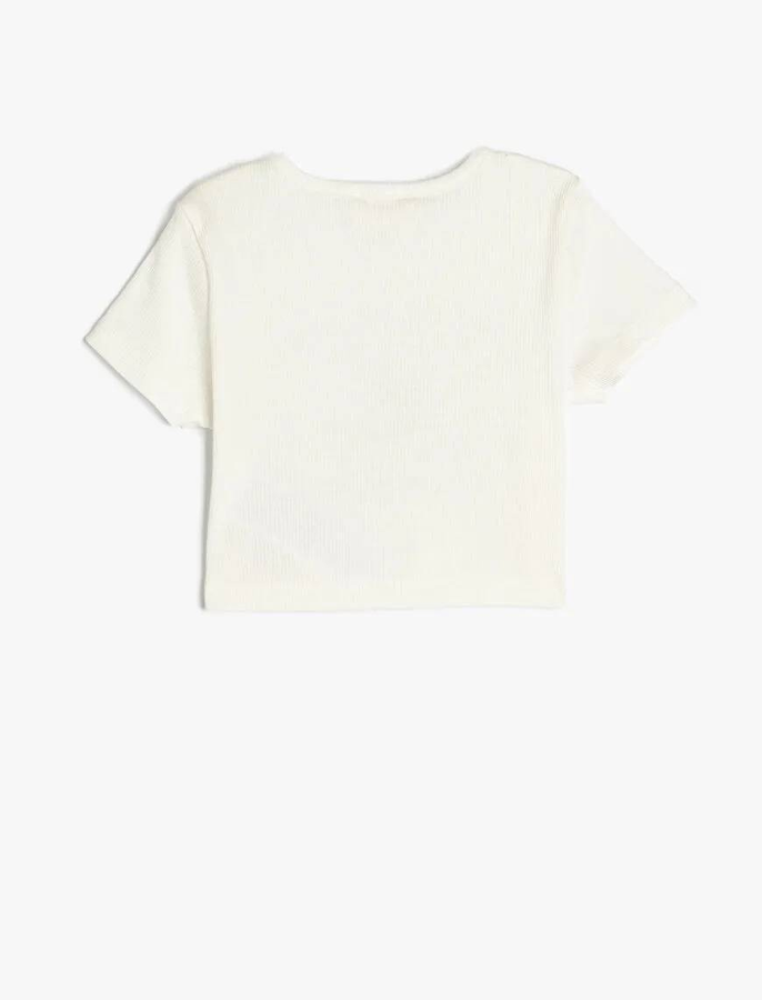 Resim Koton Kız Çocuk T-shirt 5SKG10242AK