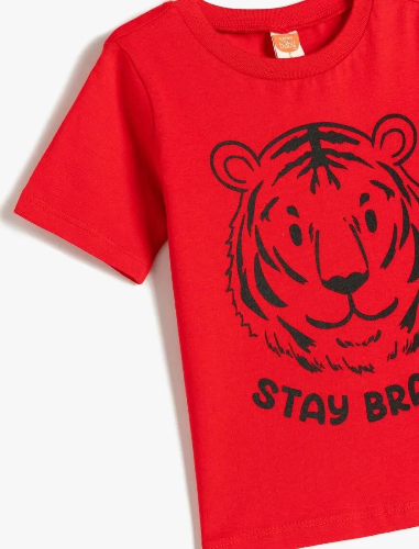 Resim Koton Erkek Bebek  T-shirt 5SMB10063TK