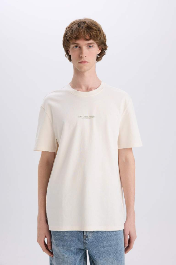 Resim Defacto Erkek T-shirt E3940AX/ER137