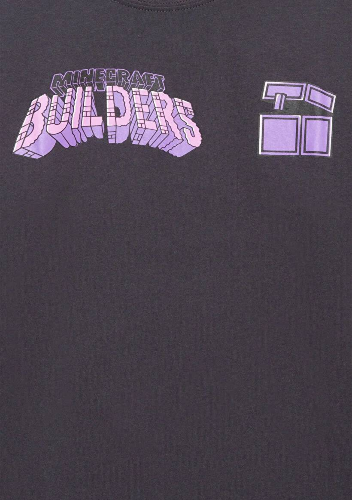 Resim Mavi Minecraft Baskılı Erkek Çocuk T-Shirt M6610379-70087