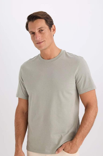 Resim Defacto Erkek  T-shirt V7699AZGR321