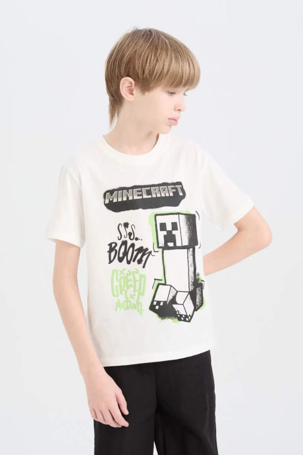 Resim Defacto Erkek Çocuk Kısa Kol T-shirt E3096A8WT32
