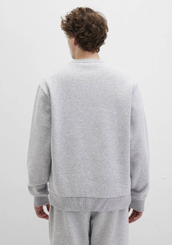 Resim Mavi Baskılı Erkek Sweat M0611716-80018