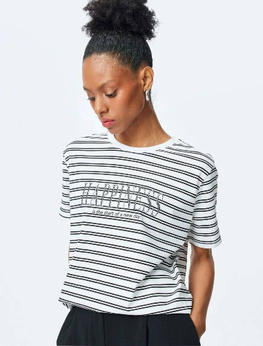 Resim Koton Kadın T-shirt 5SAK50184EK
