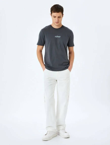 Resim Koton Erkek T-shirt 5SAM10329HK