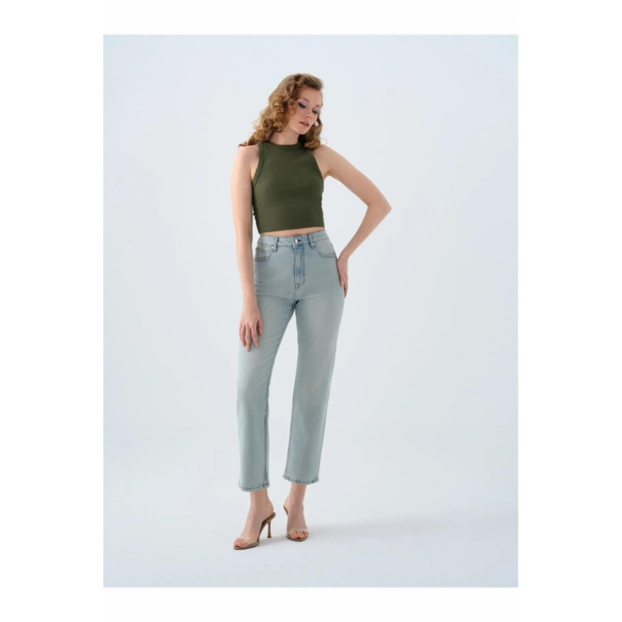 Resim Loft Kadın Comfort Fit Jean Pantolon Lf2038797