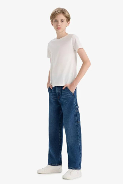 Resim Defacto Erkek Çocuk  Jean Pantolon F0455A8/NM28