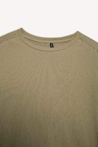 Resim Defacto Kadın T-shirt F2768AX/GN497
