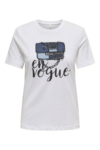 Resim Only Onlemma Lıfe Reg SS Lady Top Jrs Noos Kadın T-shirt 15329752