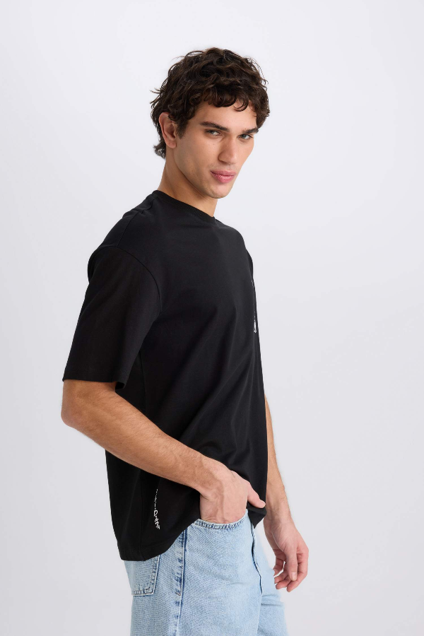 Resim Defacto Erkek  T-shirt D5459AXBK81