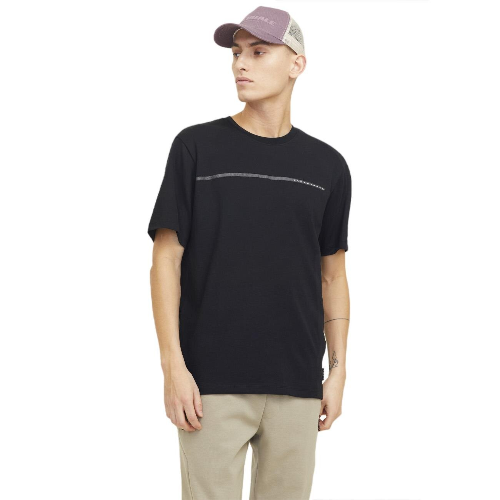 Resim Jack & Jones Jcofusıon Full Brandıng Tee Ss Crew Noos Erkek T-shirt 12273120