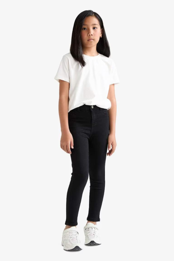 Resim Defacto Kız Çocuk  Jean Pantolon E5875A8/BK27