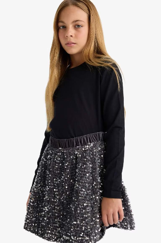 Resim Defacto Kız Çocuk  Sweat U6810A6/BK81