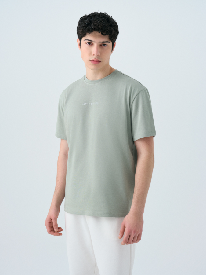 Resim Loft Erkek Loose Fit T-shirt LF2038543