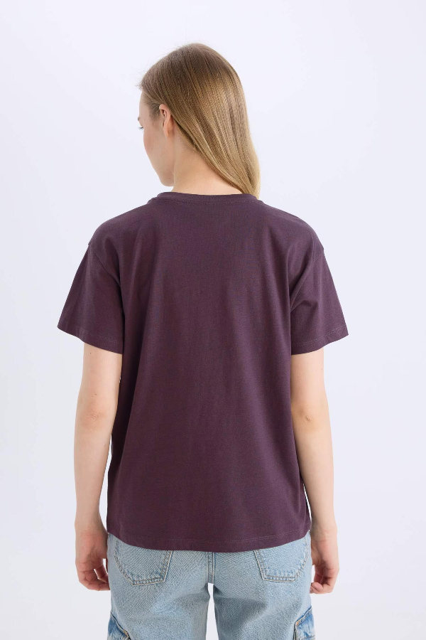 Resim Defacto Kadın Kısa Kol T-shirt D9602AXPR38